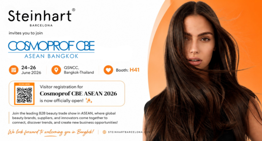 Steinhart Barcelona แลนดิ้งกรุงเทพฯ! ปักหมุดงาน Cosmoprof CBE ASEAN 2026